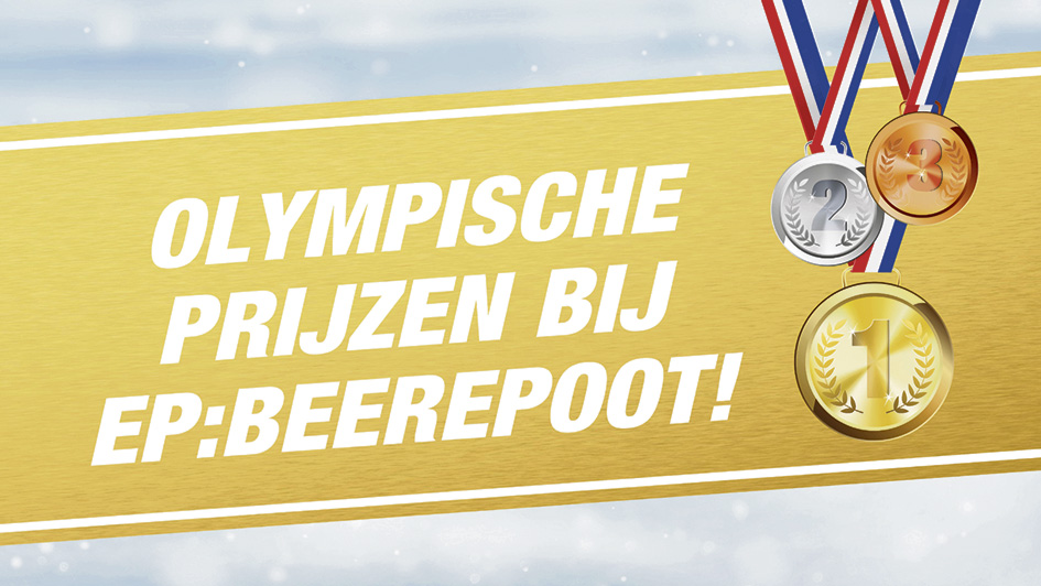 Olympische prijzen bij EP:Beerepoot
