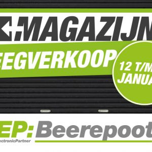 Magazijnleegverkoop bij EP:Beerepoot